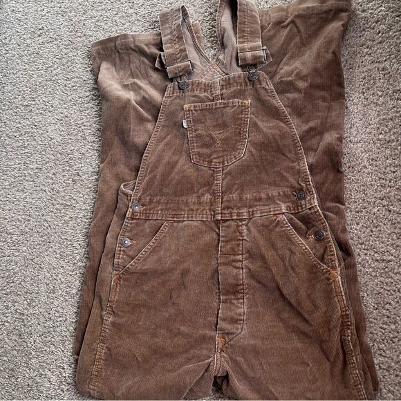 VTG 70’s Corduroy Flared Women’s LEVIS Bib Overalls 29W *SOLD* - Picture 3 of 16